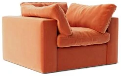 Swoon Seattle Velvet Armchair - Burnt Orange 14 Swoon Seattle Velvet Armchair - Burnt Orange -Home Furnishings Store 2015309 R Z002A