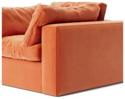 Swoon Seattle Velvet Armchair - Burnt Orange 17 Swoon Seattle Velvet Armchair - Burnt Orange -Home Furnishings Store 2015309 R Z005A