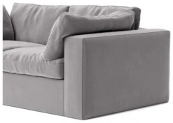 Swoon Seattle Velvet 2 Seater Sofa - Silver Grey -Home Furnishings Store 2017572 R Z004A