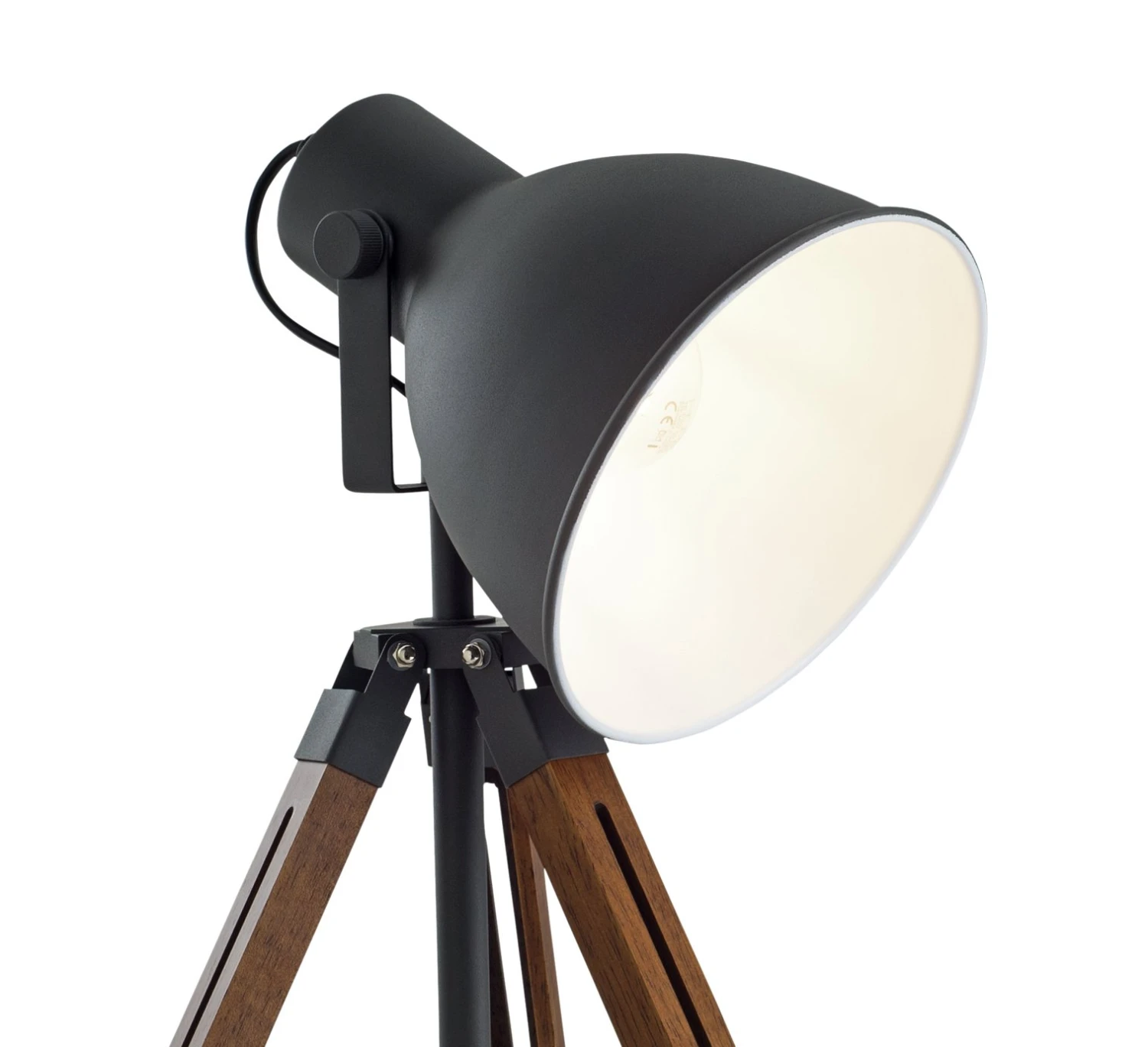 Habitat Loft Living Tripod Table Lamp - Grey 9 Habitat Loft Living Tripod Table Lamp - Grey - Image 7