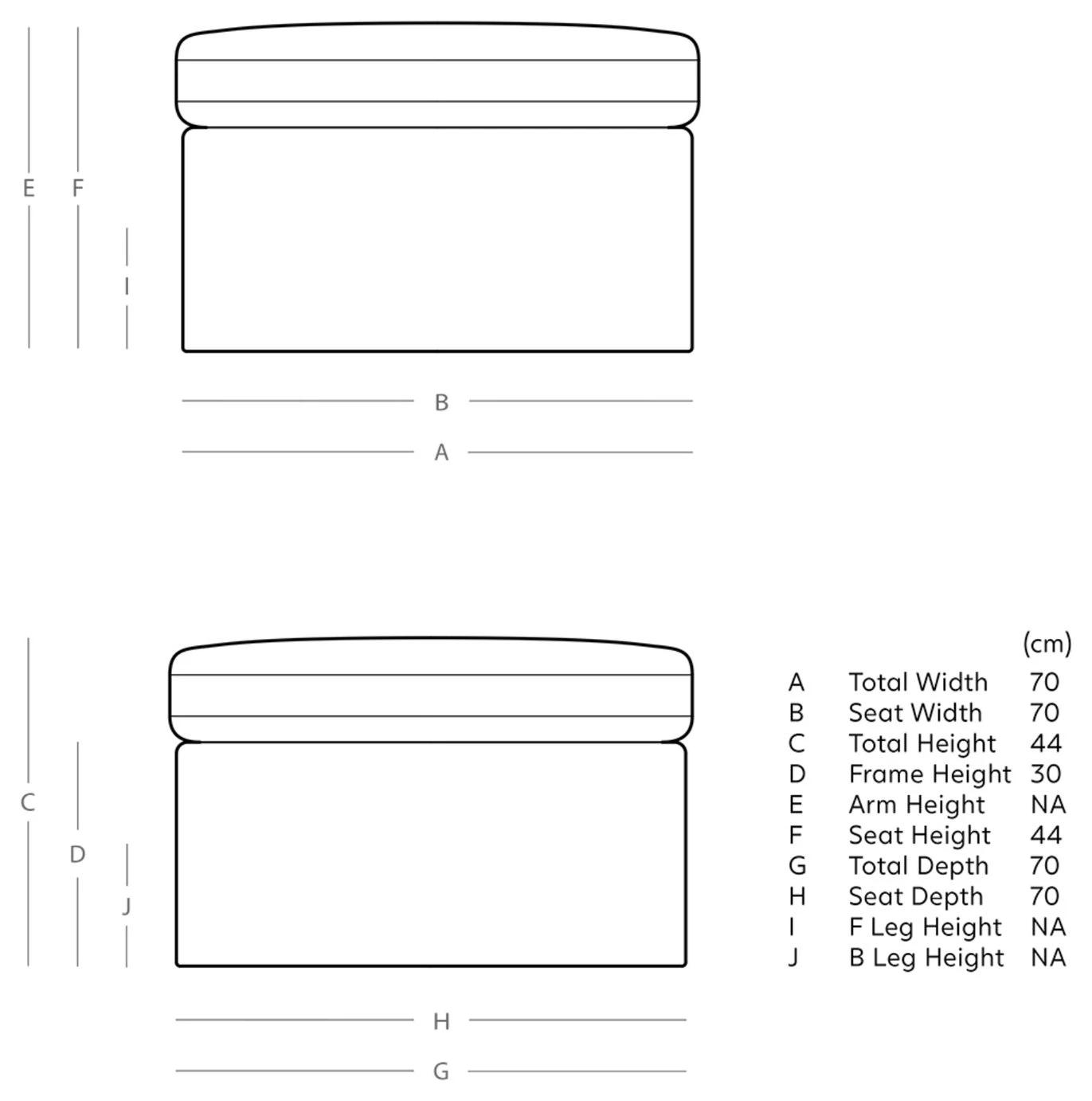Swoon Seattle Velvet Ottoman Footstool - Burnt Orange 6 Swoon Seattle Velvet Ottoman Footstool - Burnt Orange - Image 4