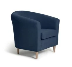Habitat Fabric Tub Chair - Navy -Home Furnishings Store 2018708 R Z004A