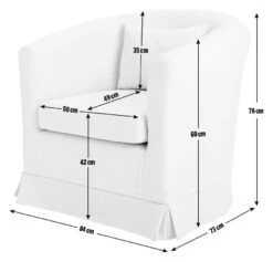 Habitat Larissa Fabric Tub Chair - Natural 14 Habitat Larissa Fabric Tub Chair - Natural -Home Furnishings Store 2020844 R E001