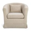 Habitat Larissa Fabric Tub Chair - Natural 1 Habitat Larissa Fabric Tub Chair - Natural -Home Furnishings Store 2020844 R Z001A