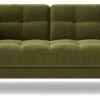 Swoon Landau Velvet 2 Seater Sofa - Fern Green -Home Furnishings Store 2022732 R Z001A