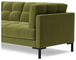 Swoon Landau Velvet 2 Seater Sofa - Fern Green -Home Furnishings Store 2022732 R Z004A