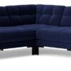 Swoon Landau Velvet 5 Seater Corner Sofa - Ink Blue 1 Swoon Landau Velvet 5 Seater Corner Sofa - Ink Blue -Home Furnishings Store 2023700 R Z001A