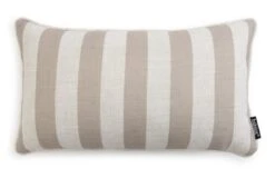Habitat Striped Cushion - Coffee Cream - 30x50cm