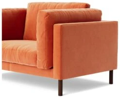 Swoon Munich Velvet Cuddle Chair - Burnt Orange 15 Swoon Munich Velvet Cuddle Chair - Burnt Orange -Home Furnishings Store 2025272 R Z005A