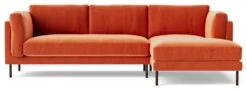 Swoon Munich Velvet Right Hand Corner Sofa - Burnt Orange 13 Swoon Munich Velvet Right Hand Corner Sofa - Burnt Orange -Home Furnishings Store 2025650 R Z003A
