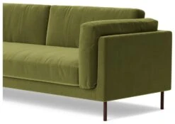 Swoon Munich Velvet 3 Seater Sofa - Fern Green -Home Furnishings Store 2026439 R Z004A