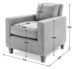 Habitat Chester Leather Armchair - Tan -Home Furnishings Store 2029601 R E001