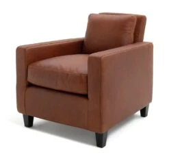 Habitat Chester Leather Armchair - Tan -Home Furnishings Store 2029601 R Z002A