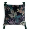 Habitat Botanical Print Velvet Cushion - Multi - 43x43cm -Home Furnishings Store 2062840 R Z001A