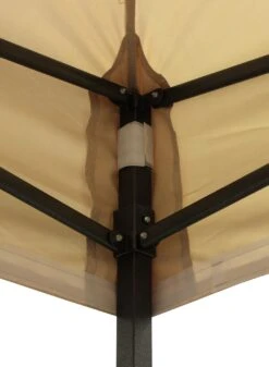 All Seasons 3m X 3m Garden Pop Up Gazebo - Beige -Home Furnishings Store 2063162 R Z003A