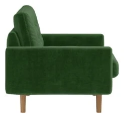 Habitat Fenner Velvet ArmChair - Moss Green -Home Furnishings Store 2063461 R Z004A