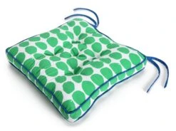 Habitat Abstract Pack Of 2 Seat Cushion - Green
