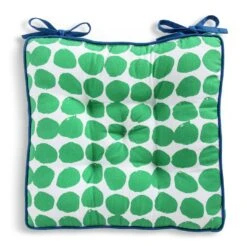 Habitat Abstract Pack Of 2 Seat Cushion - Green -Home Furnishings Store 2066121 R Z003A