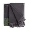 Habitat Graphic Palm Printed Throw - Black - 125X150cm 1 Habitat Graphic Palm Printed Throw - Black - 125X150cm -Home Furnishings Store 2067869 R Z001A