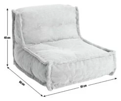 Habitat Kids Mini Estelle Cord Bean Bag - Green -Home Furnishings Store 2074656 R E001