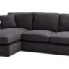 Habitat Lisbon Fabric Left Hand Corner Chaise Sofa- Charcoal -Home Furnishings Store 2078092 R Z001A