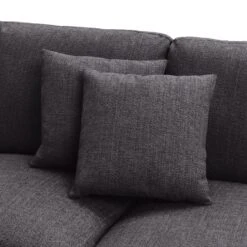 Habitat Lisbon Fabric Left Hand Corner Chaise Sofa- Charcoal -Home Furnishings Store 2078092 R Z009A