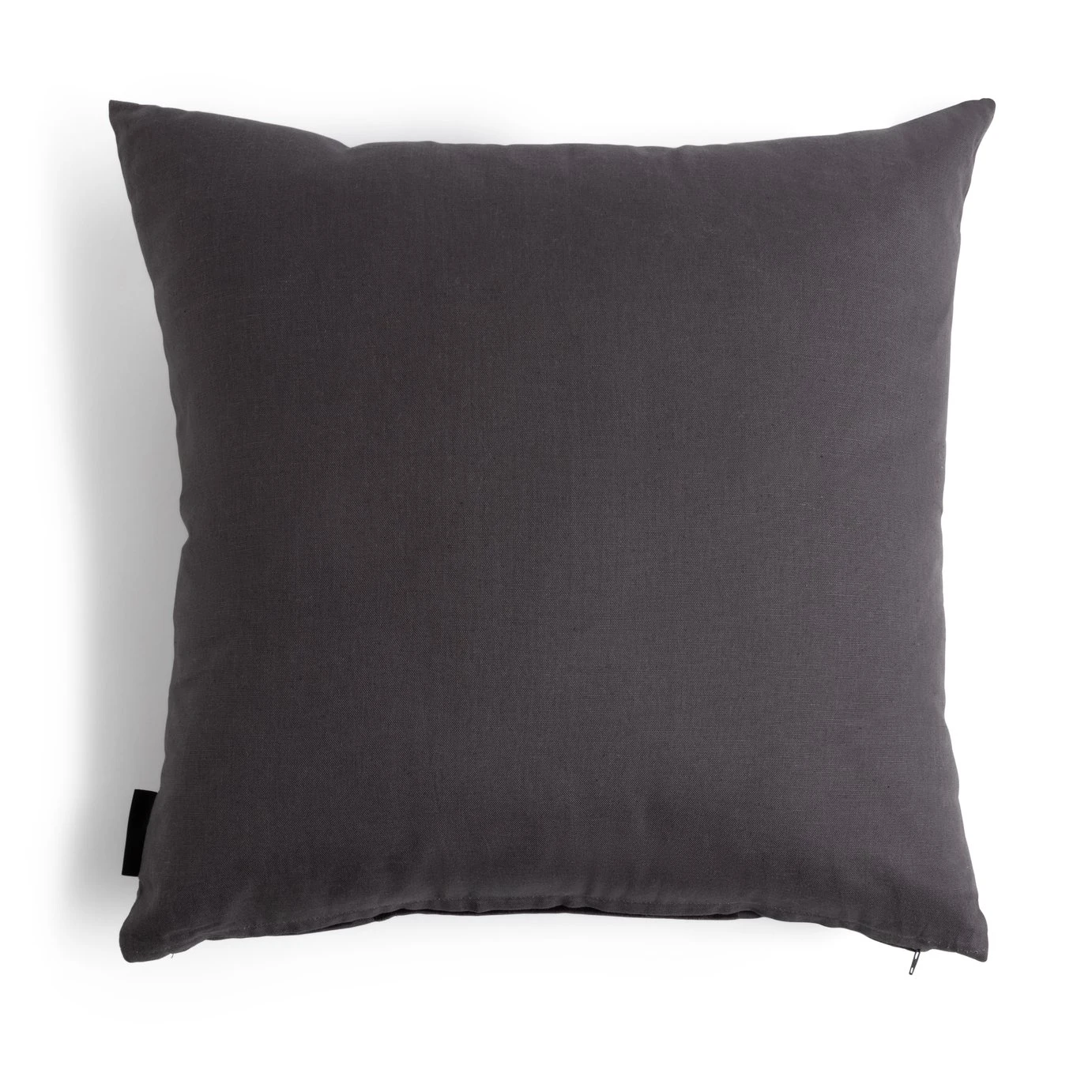 Habitat Velvet Panel Cushion - Grey & Black - 50x50cm 6 Habitat Velvet Panel Cushion - Grey & Black - 50x50cm - Image 4