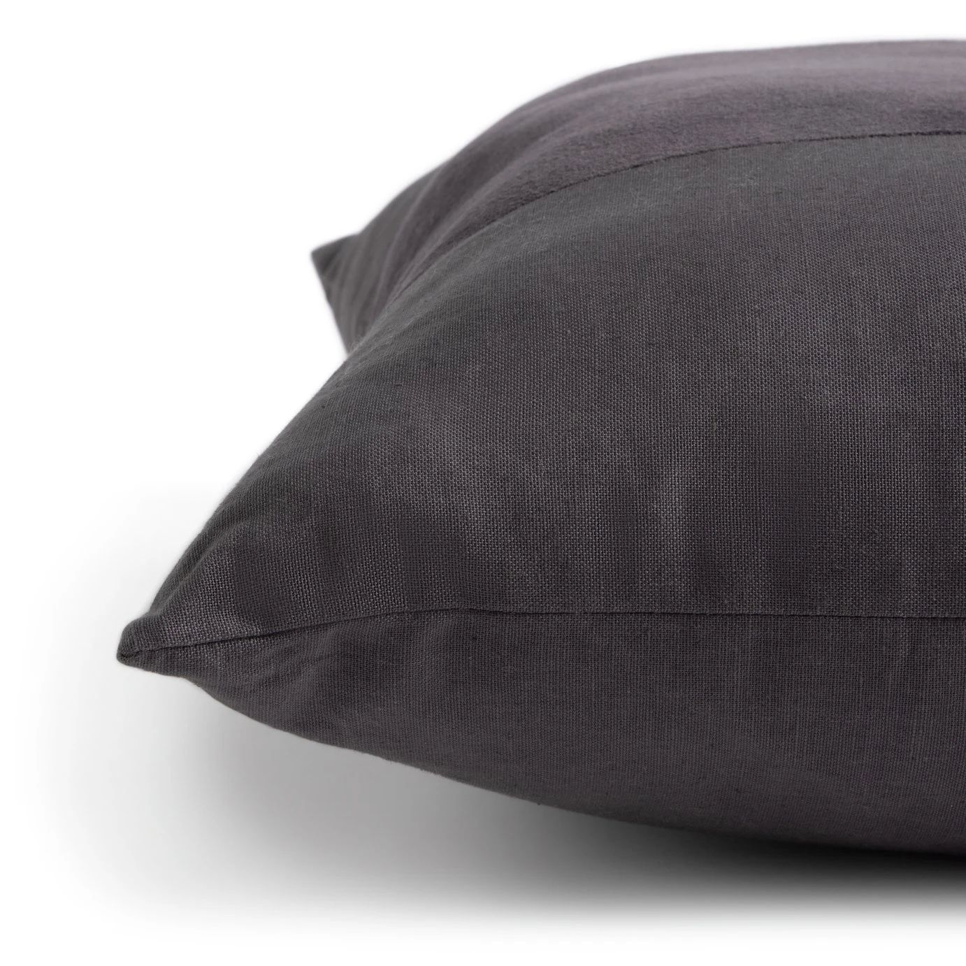 Habitat Velvet Panel Cushion - Grey & Black - 50x50cm 7 Habitat Velvet Panel Cushion - Grey & Black - 50x50cm - Image 5