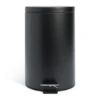 Habitat 12 Litre Flat Top Pedal Bin - Black -Home Furnishings Store 2205456 R Z001A