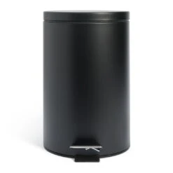 Habitat 12 Litre Flat Top Pedal Bin - Black