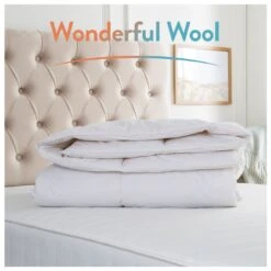 Slumberdown Wonderful Wool Medium Weight Duvet - Single -Home Furnishings Store 2255097 R Z003A
