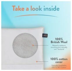 Slumberdown Wonderful Wool Medium Weight Duvet - Single -Home Furnishings Store 2255097 R Z005A