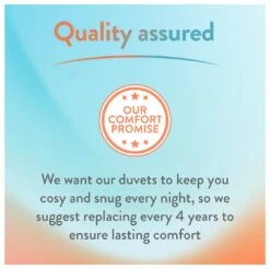 Slumberdown Wonderful Wool Medium Weight Duvet - Single -Home Furnishings Store 2255097 R Z011A