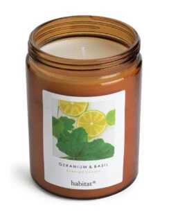 Habitat Scented Jar Candle - Geranium & Basil 10 Habitat Scented Jar Candle - Geranium & Basil -Home Furnishings Store 2257318 R Z003A