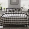 Habitat Gingham Check Black & White Bedding Set - Single -Home Furnishings Store 2656500 R Z001C