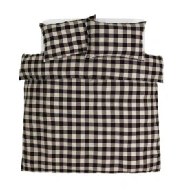 Habitat Gingham Check Black & White Bedding Set - Single -Home Furnishings Store 2656500 R Z002A