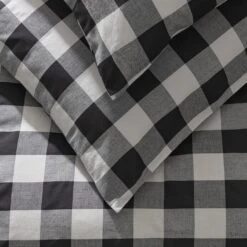 Habitat Gingham Check Black & White Bedding Set - Single -Home Furnishings Store 2656500 R Z002C