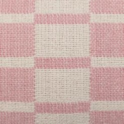 Habitat Checker Board Cushion - White & Pink - 43x43cm -Home Furnishings Store 2714796 R B001