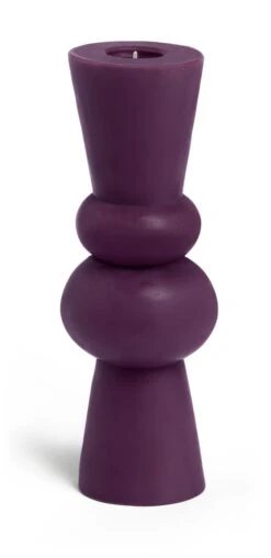 Habitat Turned Shaped Large Candle - Unscented -Home Furnishings Store 2721143 R Z002A