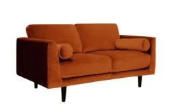 Habitat Jacob Fabric 2 Seater Sofa - Orange -Home Furnishings Store 2910198 R Z004A