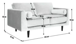 Habitat Jacob Fabric 3 Seater Sofa - Orange -Home Furnishings Store 2910246 R E001