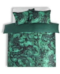 Habitat Cotton Malachite Print Green Bedding Set - Double -Home Furnishings Store 2919993 R Z002A