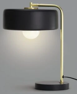 Habitat Minah Iron LED Table Lamp - Black & Brass 12 Habitat Minah Iron LED Table Lamp - Black & Brass -Home Furnishings Store 2990297 R Z002A