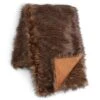 Habitat Faux Fur Throw - Brown - 125x150cm -Home Furnishings Store 3035591 R Z001A
