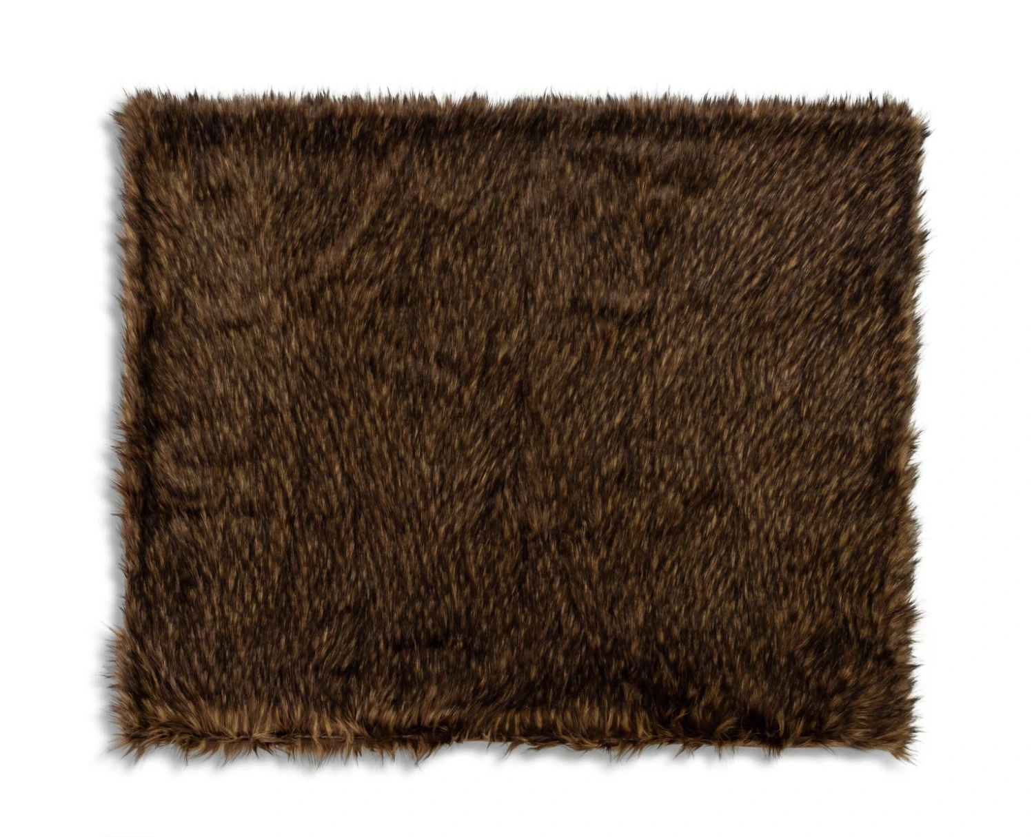 Habitat Faux Fur Throw - Brown - 125x150cm 8 Habitat Faux Fur Throw - Brown - 125x150cm - Image 6