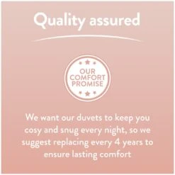 Slumberdown Silk Touch 10.5 Tog Duvet - Single -Home Furnishings Store 3038701 R Z012A