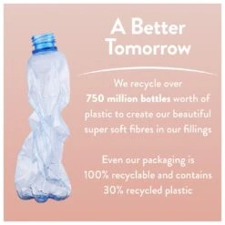 Slumberdown Silk Touch 10.5 Tog Duvet - Single -Home Furnishings Store 3038701 R Z013A