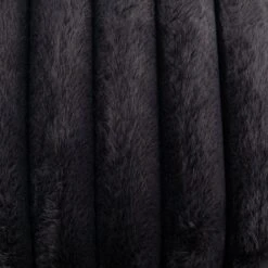 Habitat Ribbed Faux Fur Cushion - Charcoal - 50X50cm -Home Furnishings Store 3064380 R B001