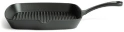 Habitat 23cm Cast Iron Griddle Pan - Black