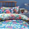 Furn Wild Meadow Floral Blue Bedding Set - Single -Home Furnishings Store 3066405 R Z001A